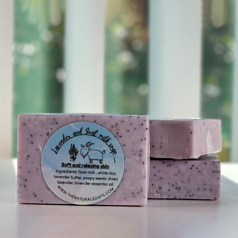 The Natural Soaps - Lavender and Goat's Milk Soap