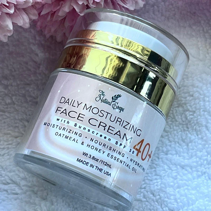 TheNaturalSoaps - Daily Moisturizing Face Cream with Sunscreen SPF 30+