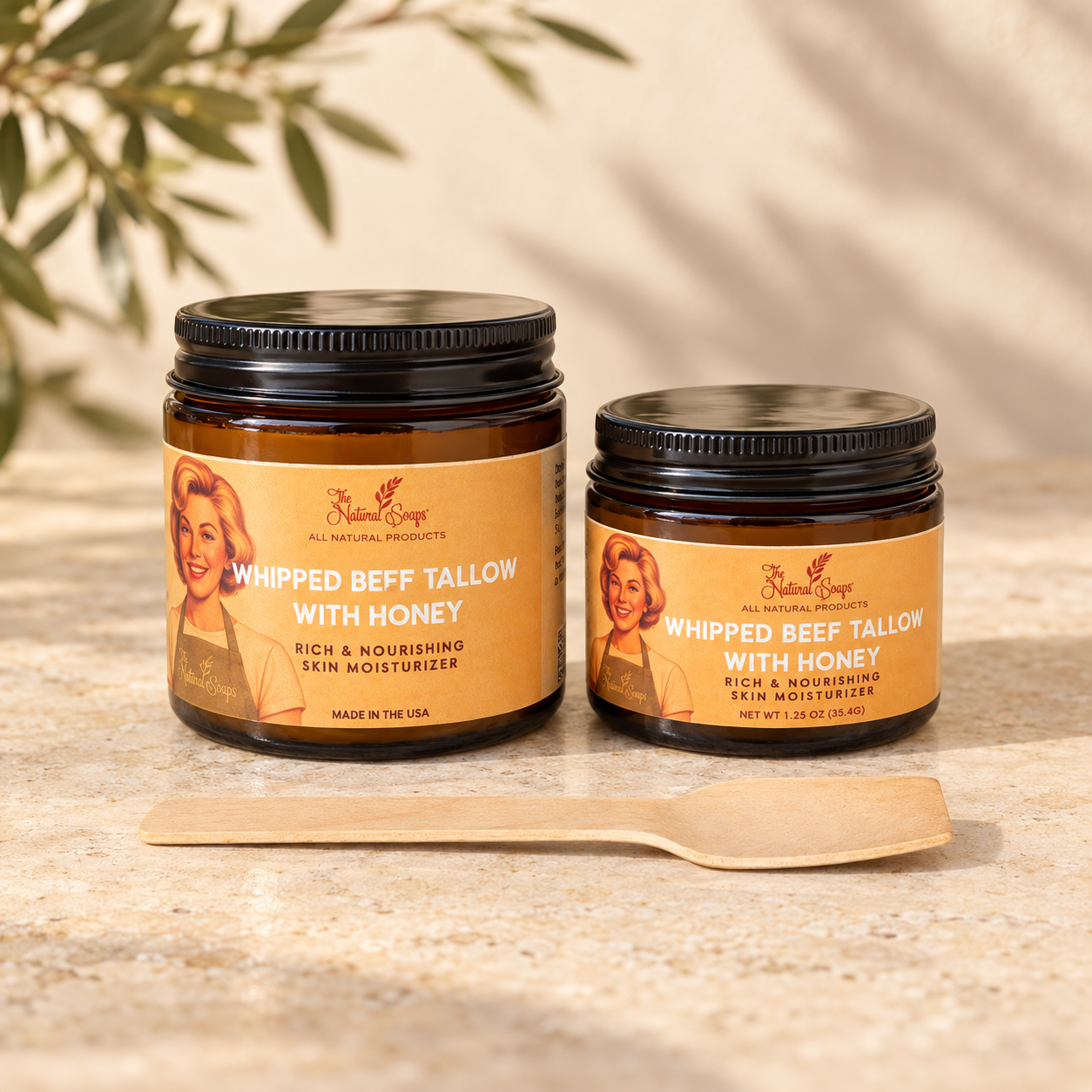 Whipped Beef Tallow with Honey Beef Tallow Balm | The Natural Soaps